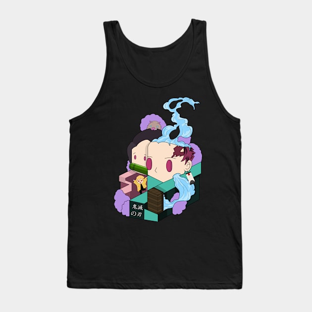 Demon Slayer (Kimetsu no Yaiba) Tank Top by Sons of Skull